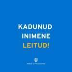 kadunud inimene on leitud, janar keel