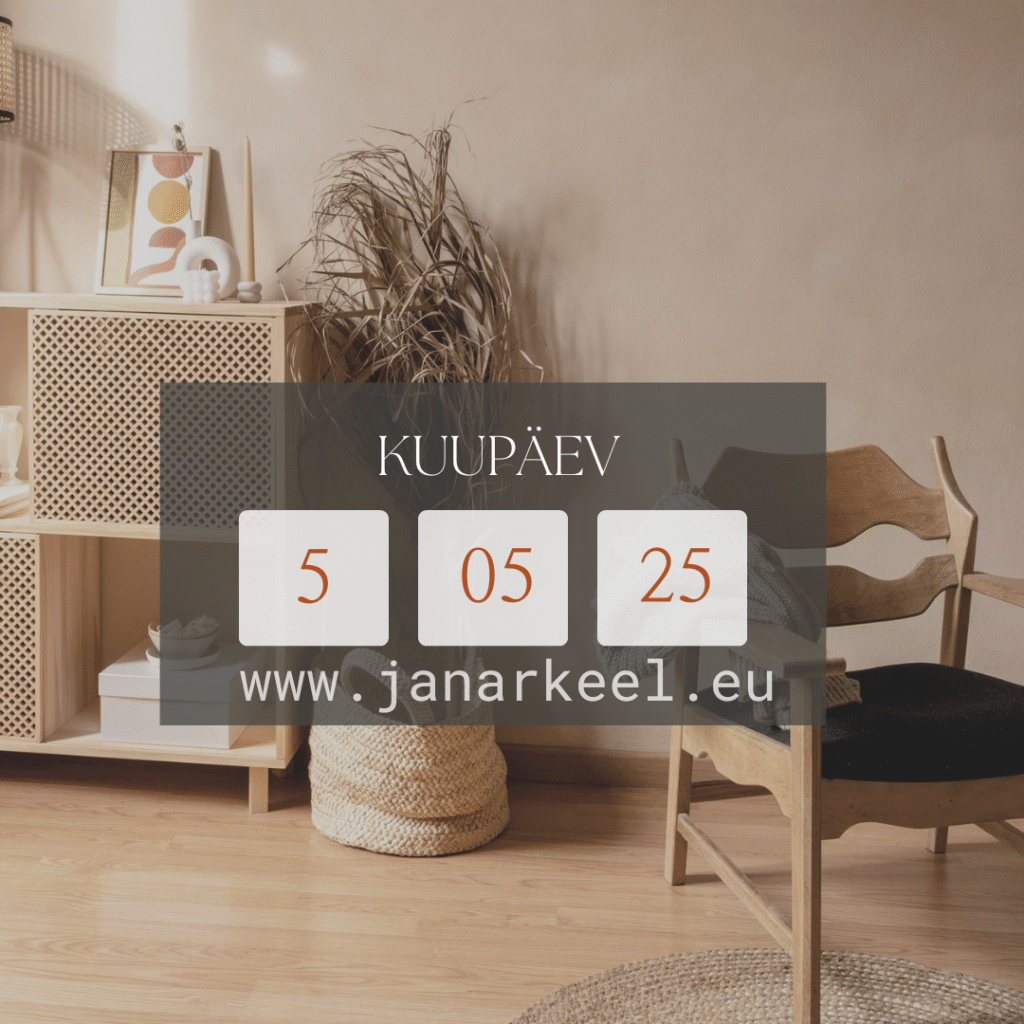 kuupäev 5.05.2025