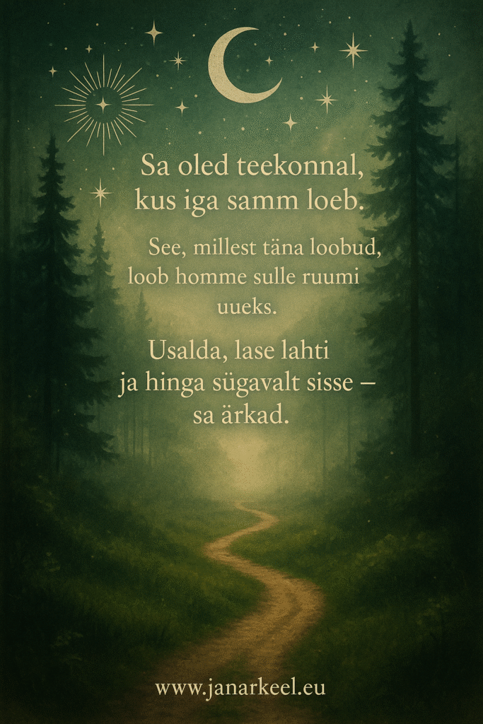 janar keel teekond