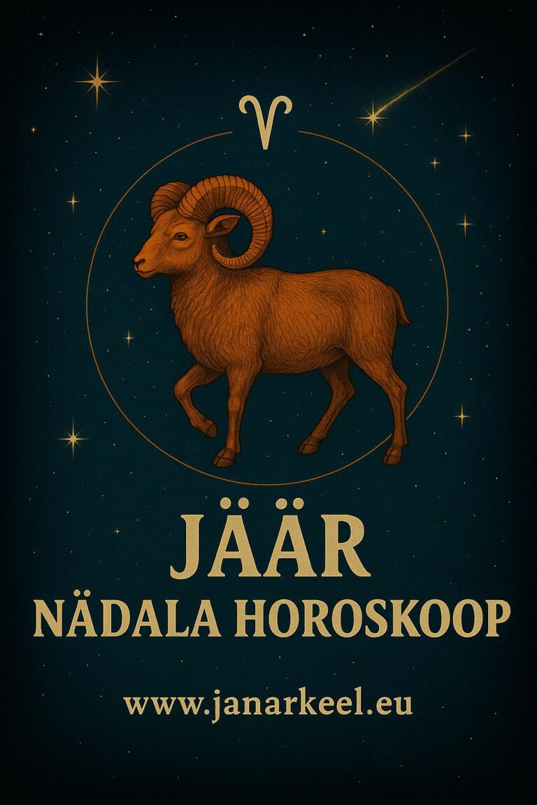 Jäär_Nädala_Horoskoop janar keel