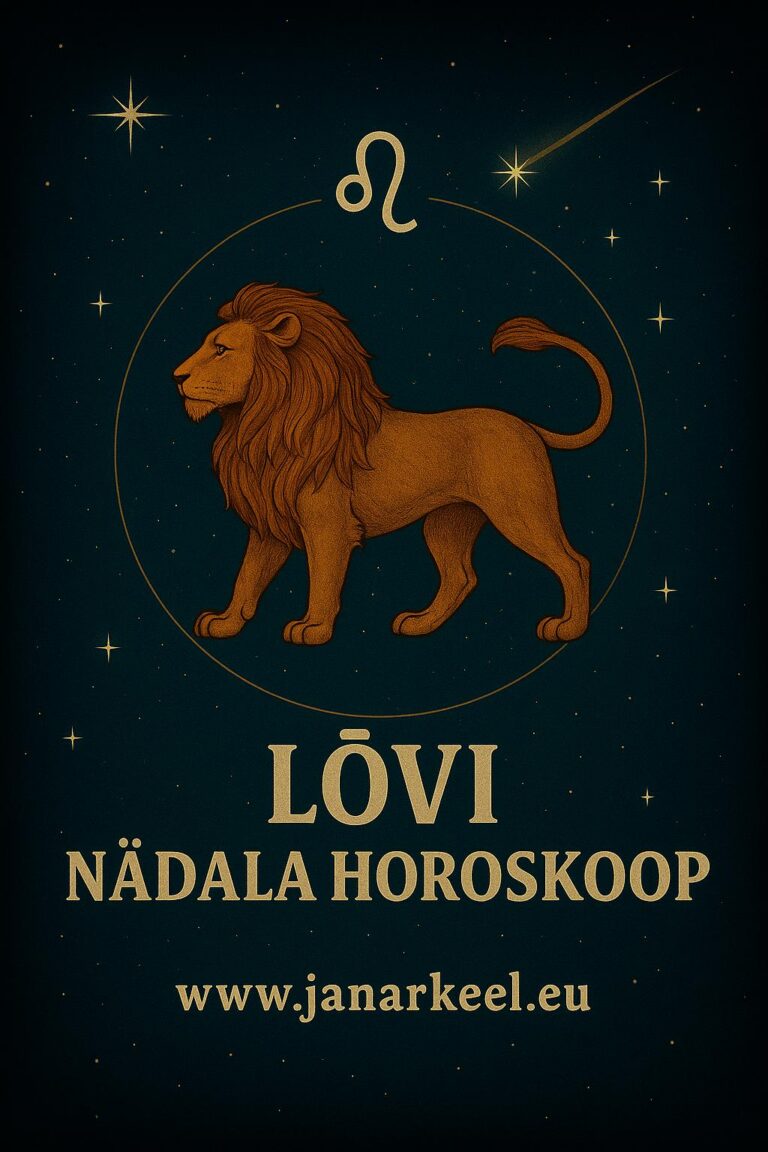 Lõvi_Nädala_Horoskoop janar keel