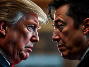 Donald Trumpi ja Elon Musk janar keel