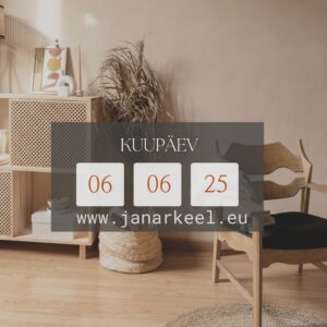 kuupäev, janar keel